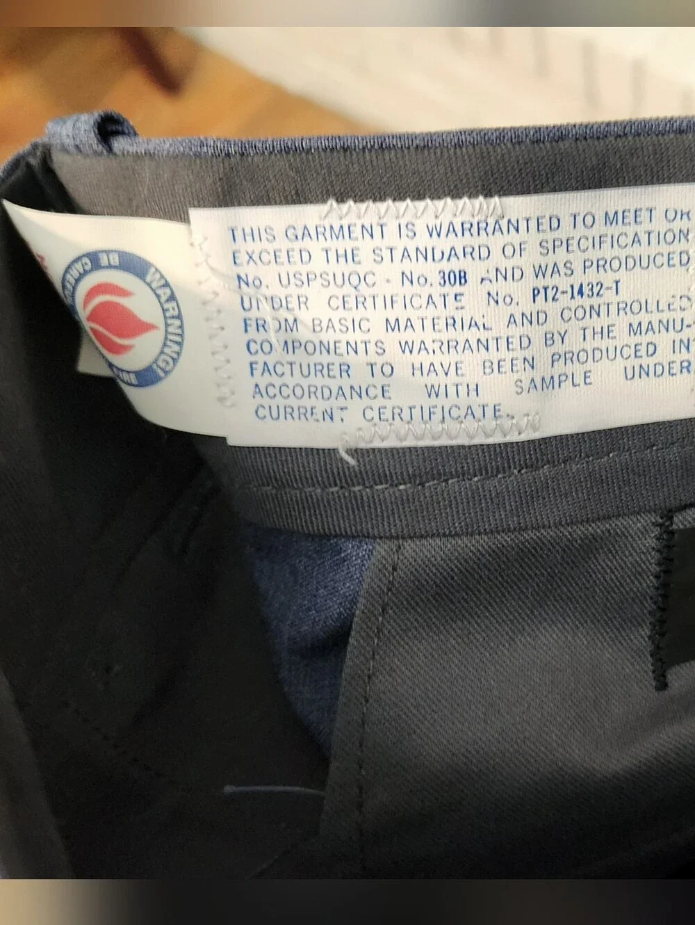 USPS Uniform Pants ,sizs 35
